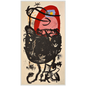 MIRÓ "La guerrière de cent ans"