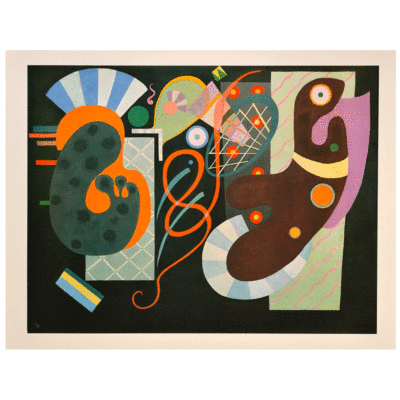 KANDINSKY "Le Nœud Rouge"