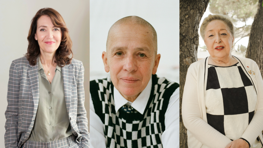 Laurence Bertrand Dorléac © Photo Philippe Chance, Hélène Delprat © Photo Emir Eralp, Isabelle Maeght © Photo Stéphanie Davilma